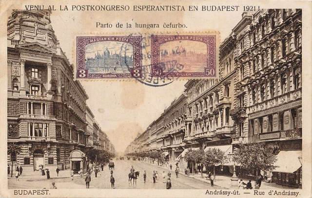 BK Budapeŝto - Andrássy strato 1921