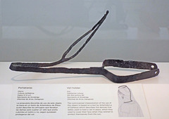 Celtiberian Veil Holder in the National Archaeological Museum in Madrid, October 2022
