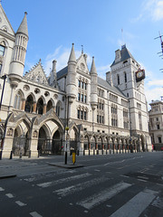 Royal Courts of Justice on the Strand, London