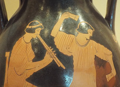 Detail of a Red-Figure Pelike Attributed to the Eucharides Painter in the Virginia Museum of Fine Arts, June 2018