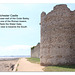 Portchester Castle - East outer wall with Roman Tower - 11 7 2019