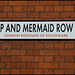 Ship and Mermaid Row sign