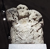 Capital with a Head in the Lugdunum Gallo-Roman Museum, October 2022
