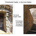 Portchester Castle - north postern gate & stairs to the Keep - 11 7 2019