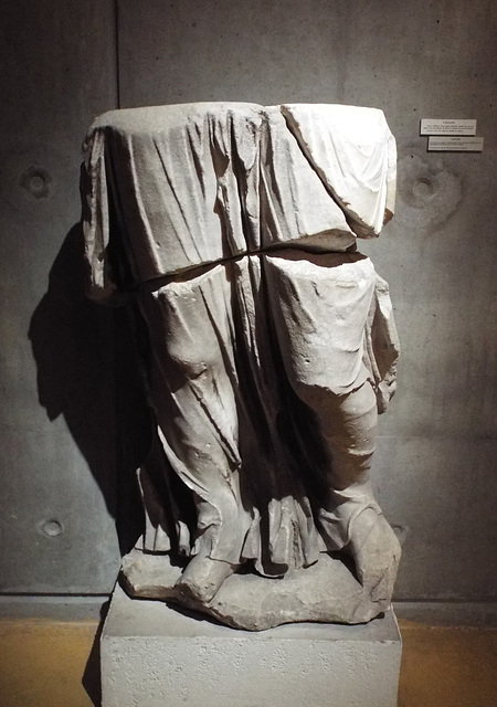 Caryatid Fragment in the Lugdunum Gallo-Roman Museum, October 2022