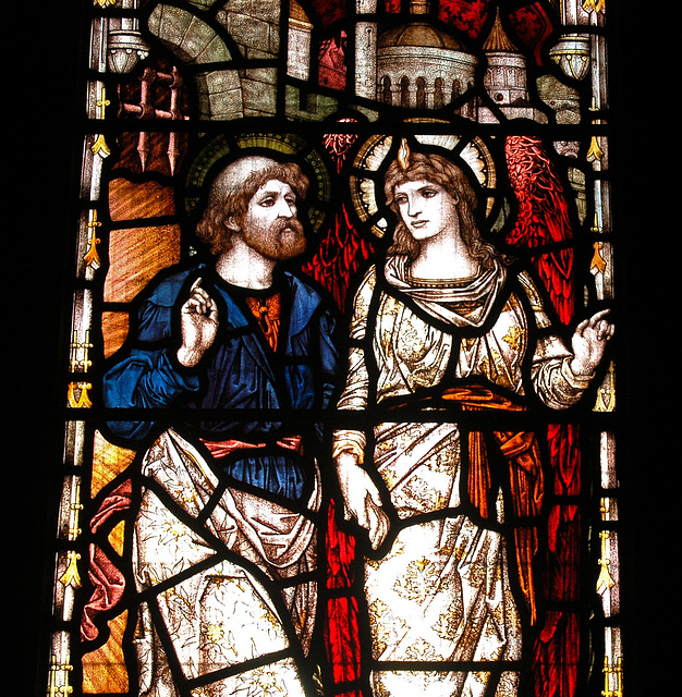 Stained Glass Memorial Window, St Peter's Church, Falstone, Northumberland