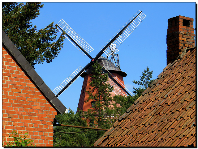 Windmühle | Dachlandschaft