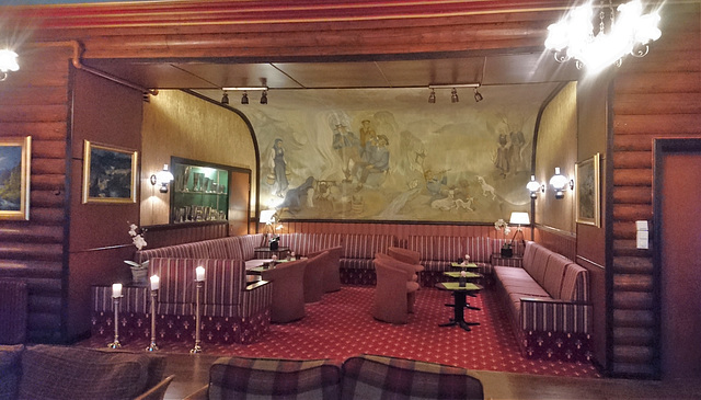 Lounge/Bar im Hotel Fefor, Vinstra, Norwegen