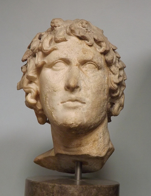 Hellenistic Portrait of a Victorious Poet in the British Museum, May 2014