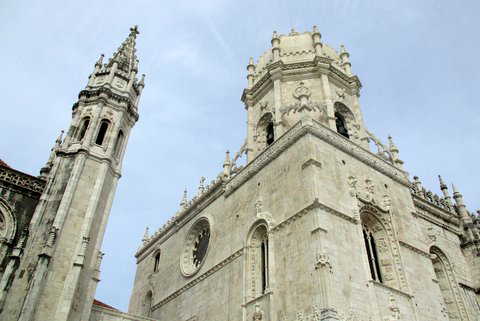 Mosteiro dos Jeronimos (monastère des Hiéronymites), quartier de Bélem, Lisbonne (Portugal)