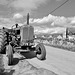 Old fashioned tractor