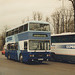 Cambus Limited 501 (E501 LFL) leaving Drummer Street bus station, Cambridge – 24 Feb 1996 (300-13)