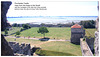 Portchester Castle view to south with The Landgate 11 7 2019