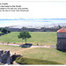 Portchester Castle view to south with The Landgate 11 7 2019