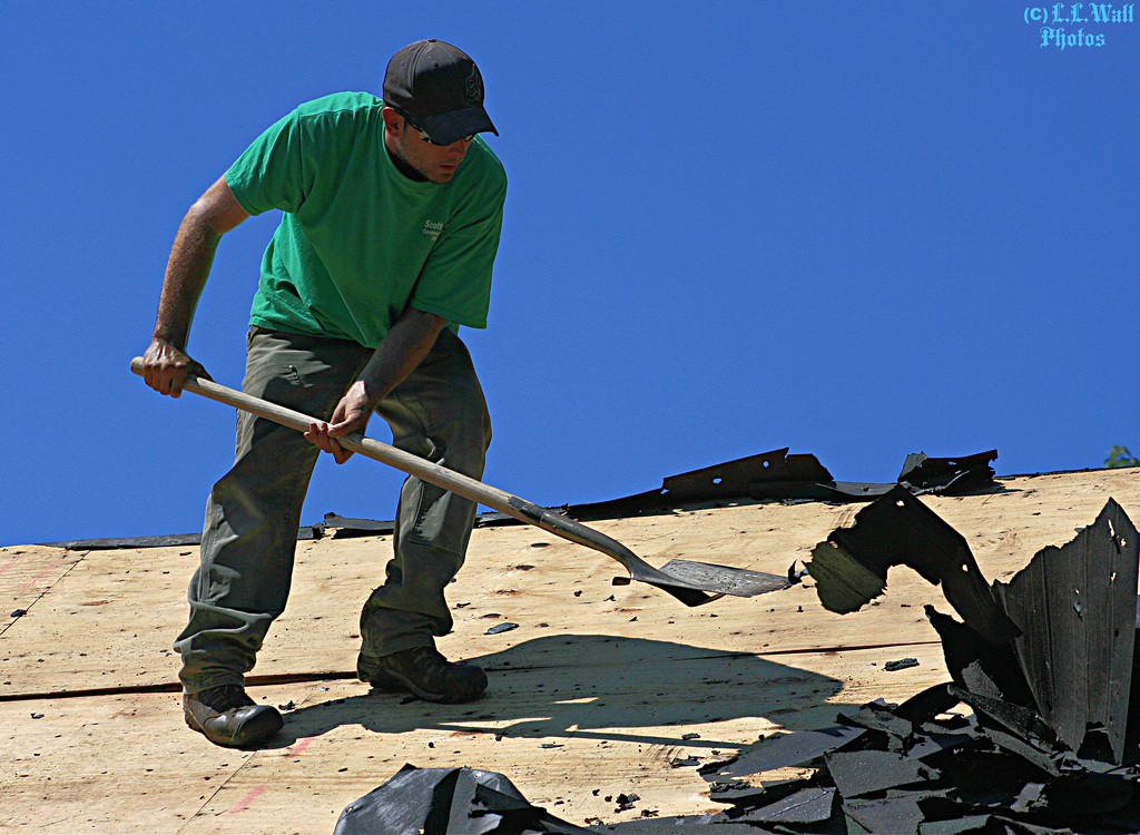 Shoveling the Roof (Workmen: 2 of 4)