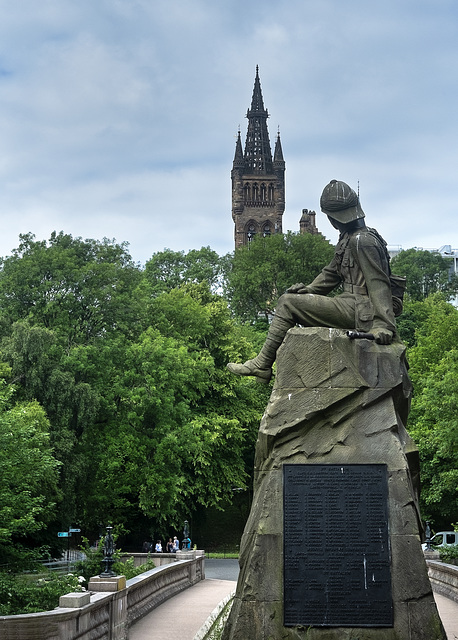 South African War Memorial, Kelvingrove Park, Glasgow