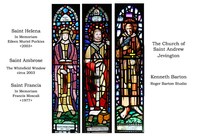 Jevington - Saints Helena, Ambrose & Francis  - by Kenneth Barton