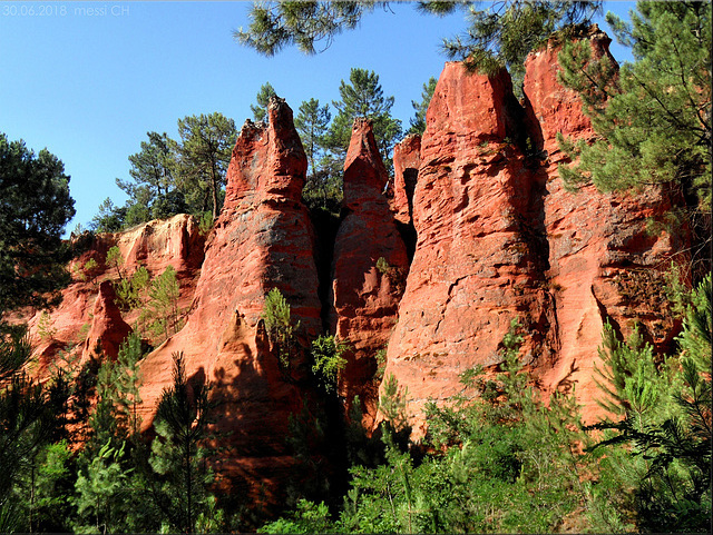 Roussillon – sentier des ocres