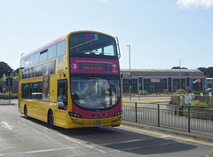 DSCF4051 Yellow Buses 196 (BF15 KFG) in Bournemouth - 1 Aug 2018