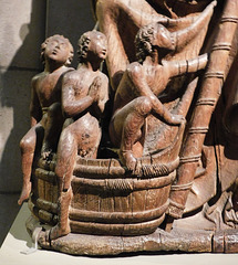 Detail of St. Nicholas and the Three Boys in the Pickling Tub in the Metropolitan Museum of Art, September 2021