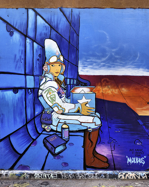 Moebius – Clarion Alley, Mission District, San Francisco, California