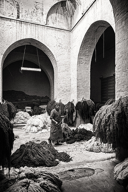 dyers of Marrakech