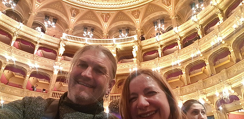 Inside the Budapest Opera Building