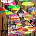 Genova : Ombrelli e Lampioni