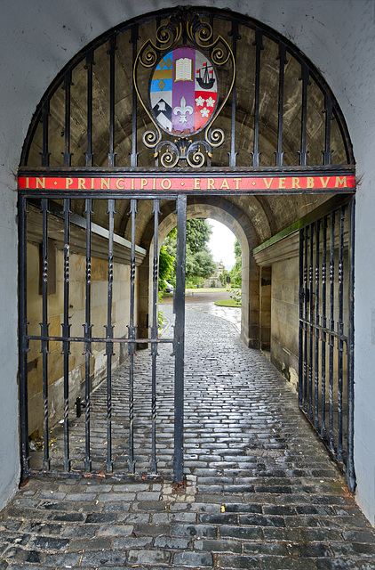Entrance to St Mary's College, South Street, St Andrews