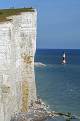 Beachy Head Lighthouse - high cliffs