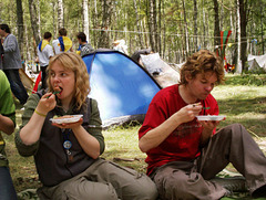 Dinner in the forest