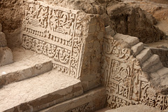 Ancient adobe carvings
