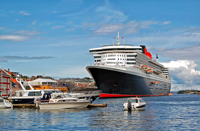 Queen Mary 2 in the Port of Stavanger