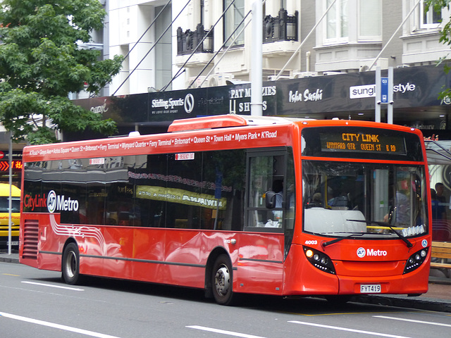 AT Metro CityLink 4003 in Auckland - 20 February 2015