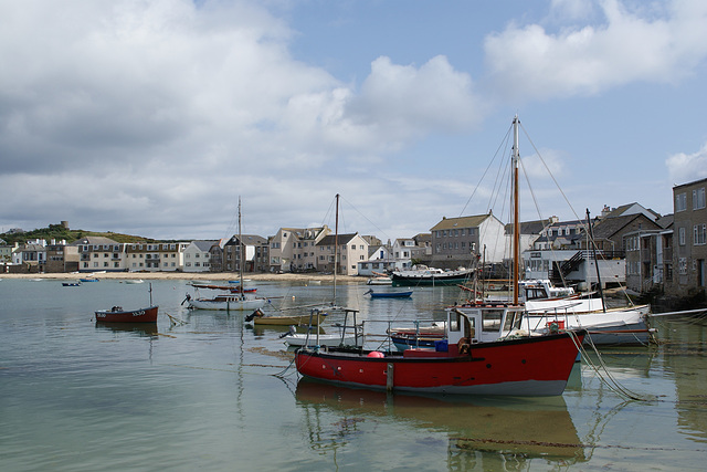 Boats In Hugh Town Harbour