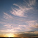 horsetail clouds at sunset 2
