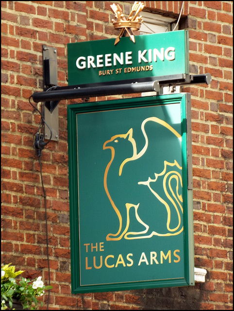 Lucas Arms pub sign