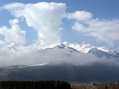 Kitzsteinhorn in Clouds