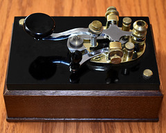 Morseflame Telegraph Key