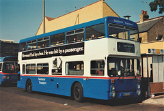 Southend Transport 242 (MRJ 242W)  in Southend Bus Station – 9 Aug 1995 (279-15)
