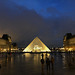 Le Louvre, le soir venu