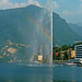 Lugano mit dem San Salvatore im Hintergrund