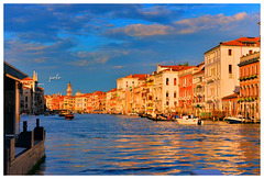 Desde el Gran Canal de Venecia