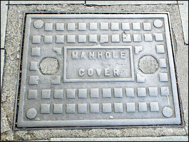 calling a manhole a manhole