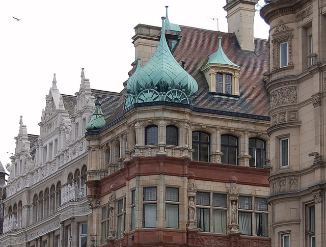 Roof of Former Adelphi Bank, Castle Street, Liverpool