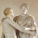 Detail of Orestes and Electra in the Palazzo Altemps, June 2012