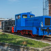 Kleindiesellokomotive 100 547-9 (gebaut bei Henschel) und Rangierlok V 22B