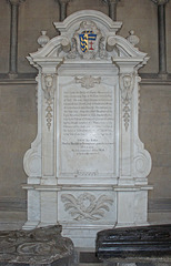Memorial to Charles Fleetwood, Ely Cathedral, Cambridgeshire