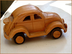 "maggiolino" all made of wood