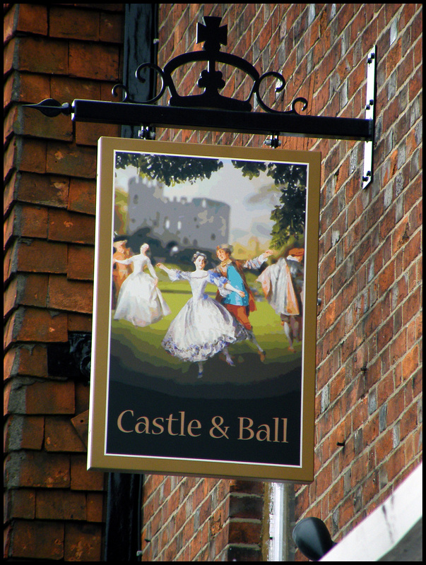 new Castle & Ball sign